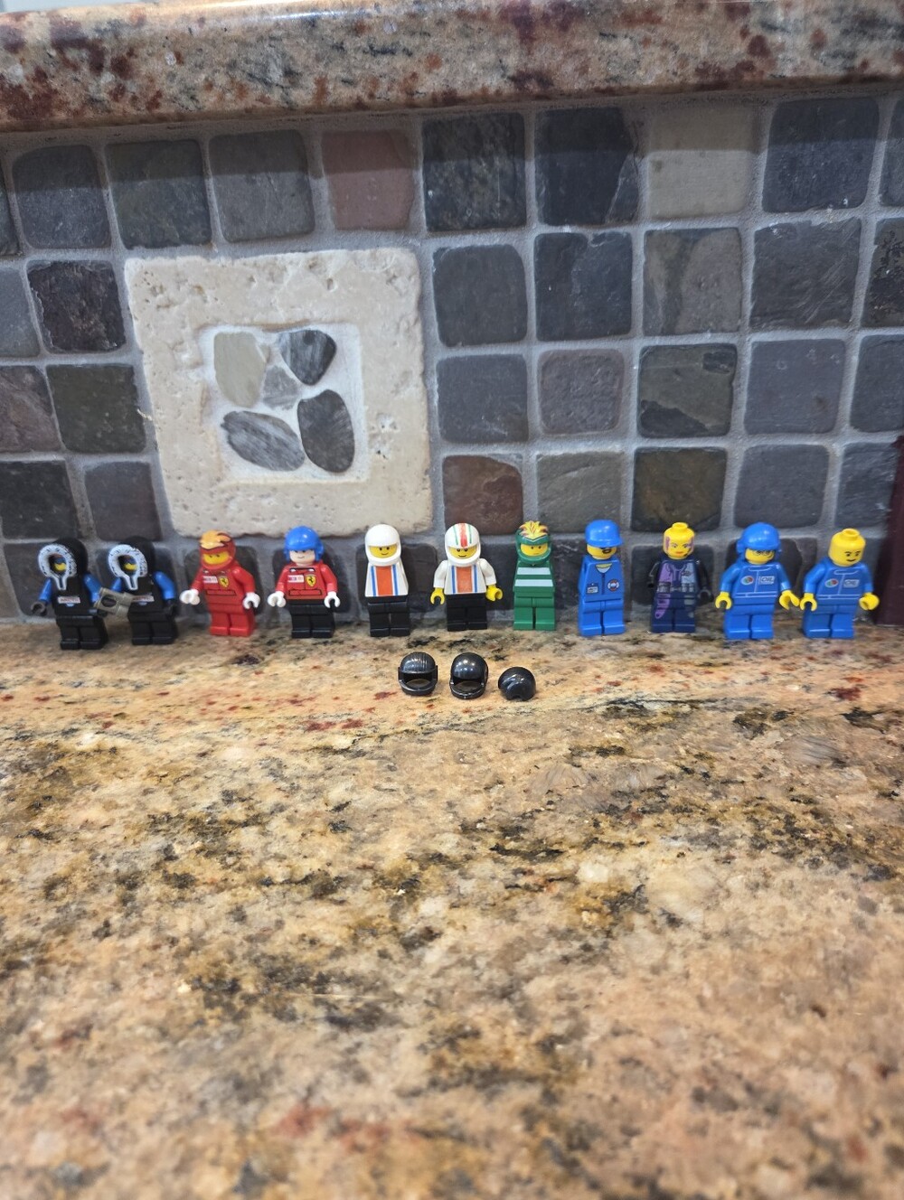 Lot of 14 Lego Race Car Driver Minifigures Artic Explorer Random Assorted